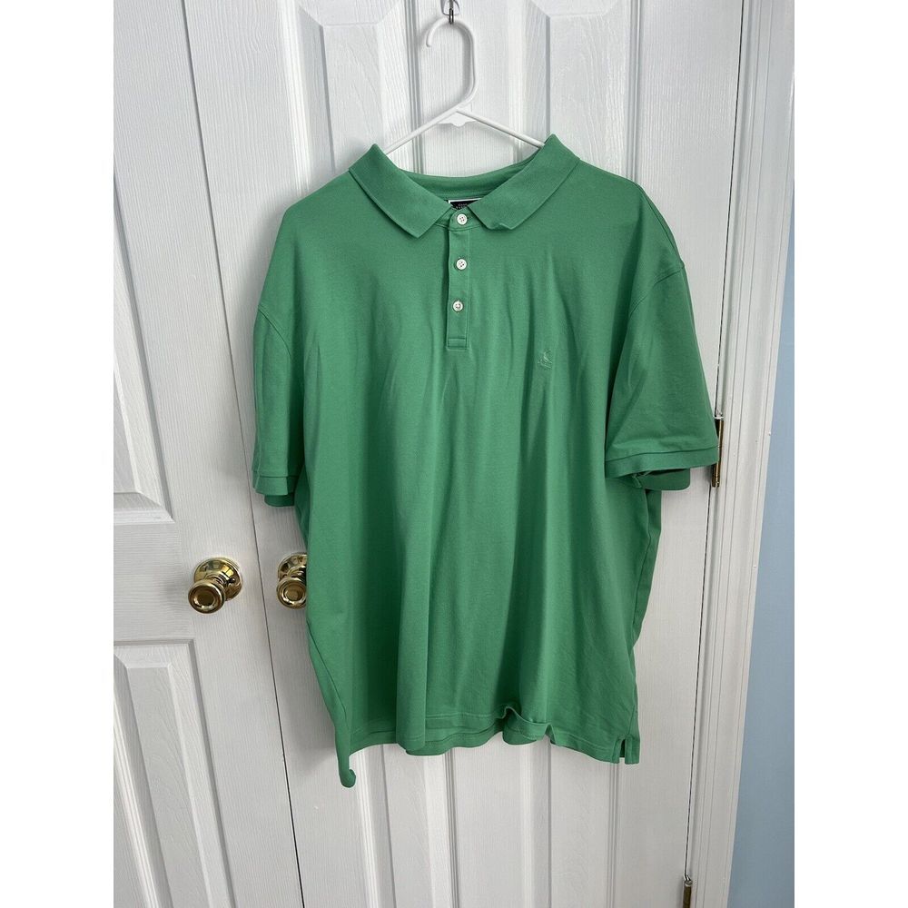 Charles Tyrwhitt Mens‎ 3XL Short Sleeve Cotton Green Polo Shirt